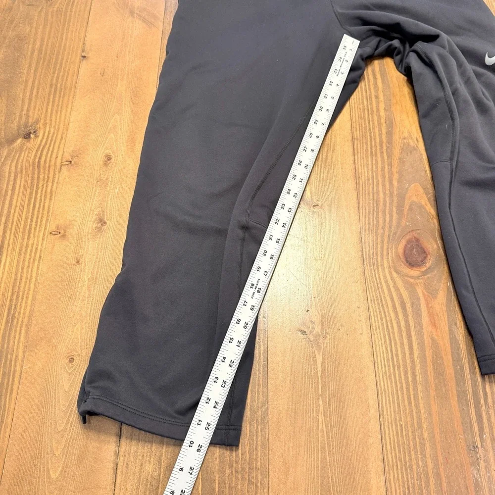 Nike Therma-Fit  Sweatpants Black Medium Straight‎ Leg Zip Ankle 551666-010
